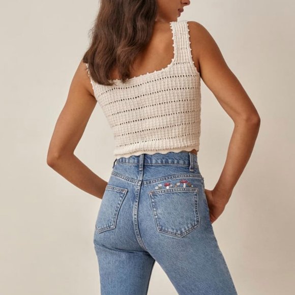Reformation Cynthia Mushroom High Rise 